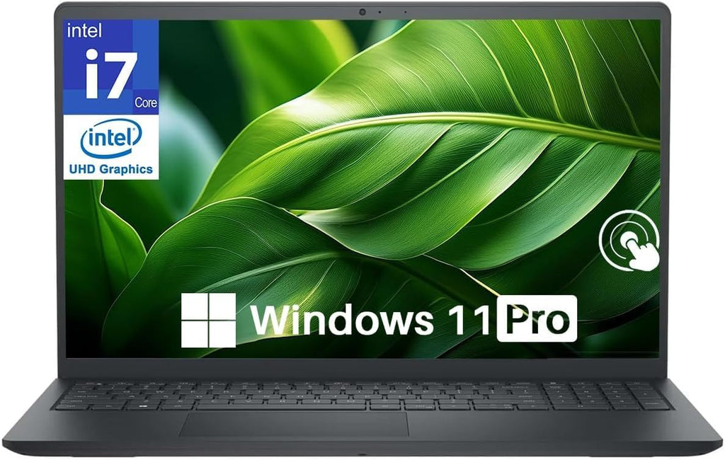 Dell 15 Touchscreen Laptop DC15250, 15.6-inch FHD Anti-Glare Display, Intel Core i7-1355U Processor, 16 GB RAM, 1 TB SSD, Intel UHD Graphics, Backlit Keyboard, Fingerprint Reader, Windows 11 Pro