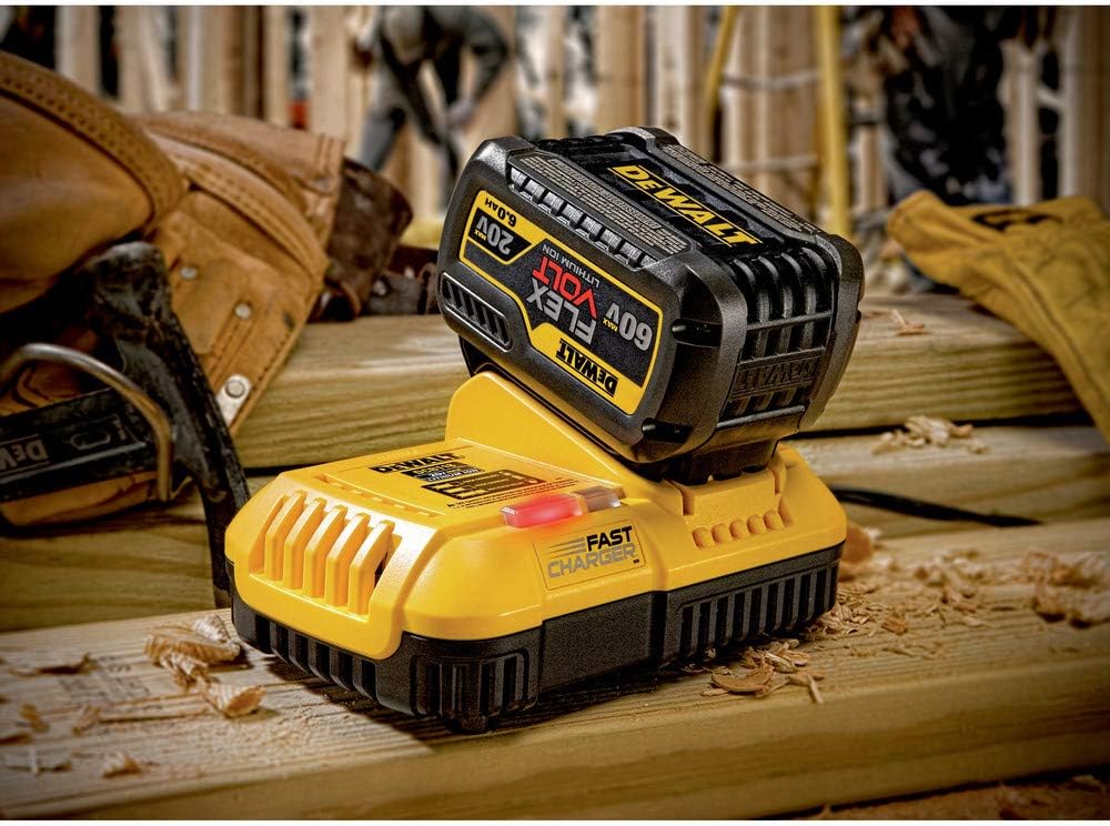 DEWALT 20V MAX/FLEXVOLT Lithium-Ion, Fan Cooled Rapid Battery Charger (DCB118)