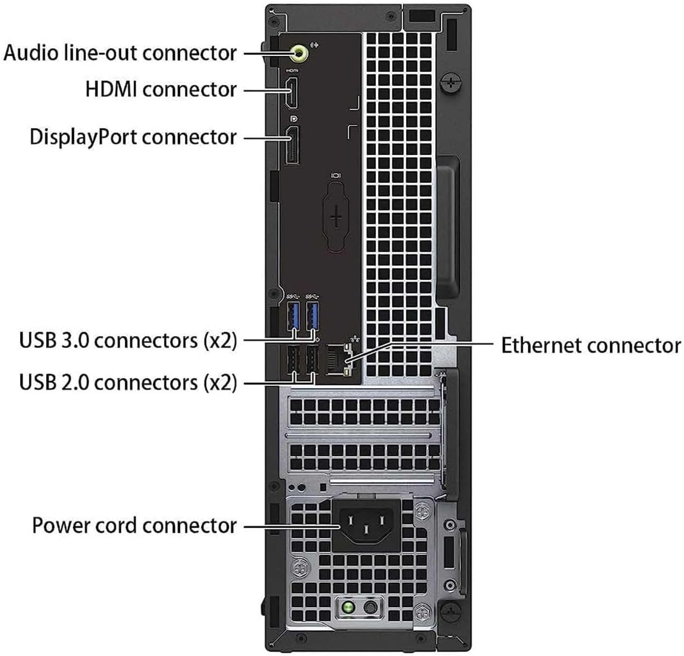 Dell Optiplex 3050 SFF Desktop Computer | Core i5-7500| 8GB DDR4 RAM | 256GB SSD | USB WiFi + USB Bluetooth | Windows 11 Pro | Keyboard & Mouse(Renewed)