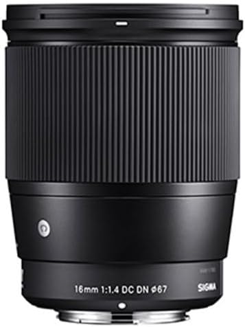 Sigma 16mm f/1.4 DC DN Contemporary Lens for Sony E (402965) Black