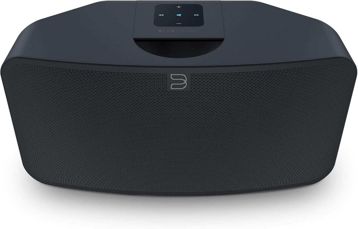 Bluesound Pulse MINI 2i Compact Wireless Multi-Room Smart Speaker with Bluetooth - Black - Compatible with Alexa and Siri