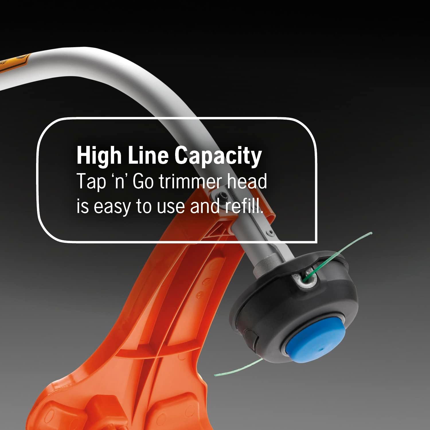 Husqvarna 122C Gas String Trimmer, 22-cc 2-Cycle, 17-inch Curved Shaft String Trimmer with Tap N' Go Head, 966712701, Gifts for Men