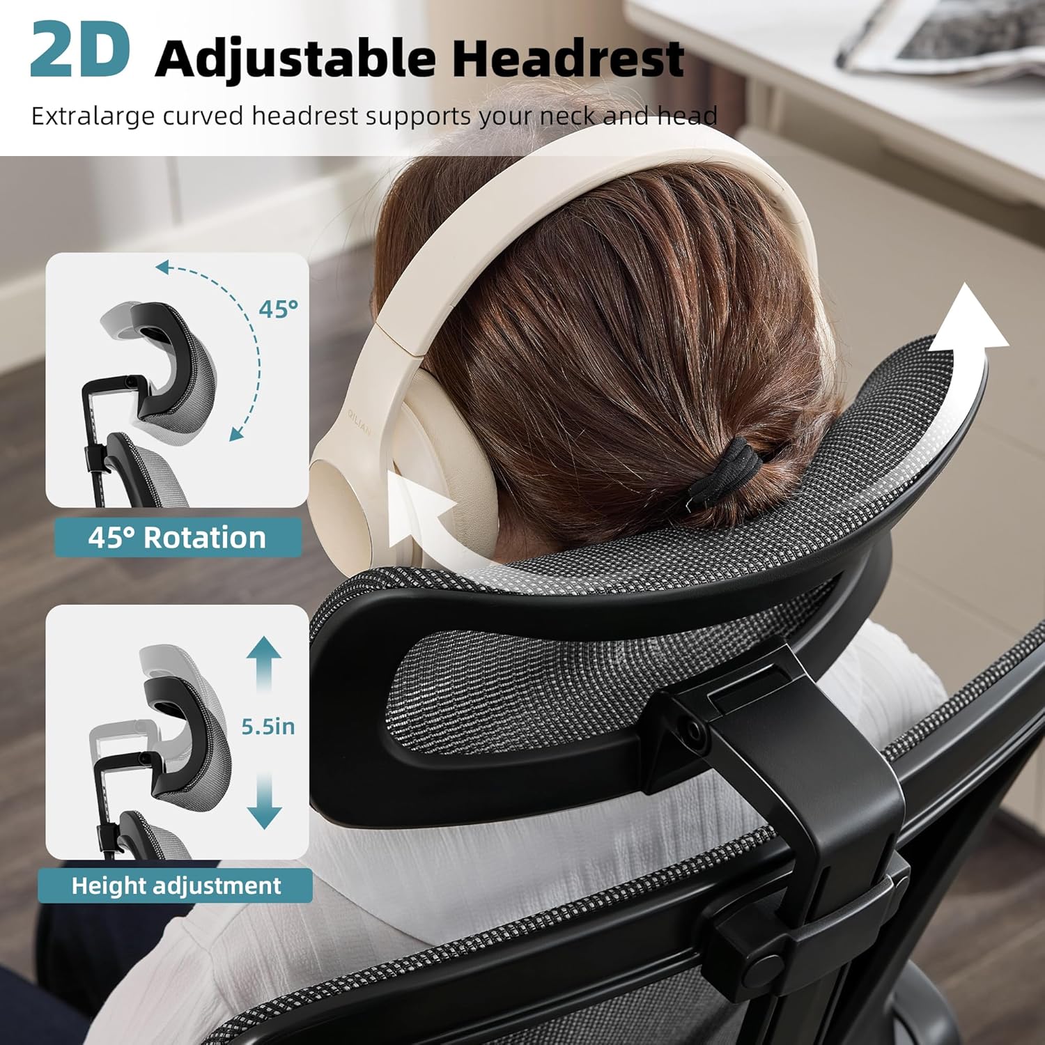 Home Executive Office Desk Chairs Gaming Chairs for Adults Ergonomic Chair Desk Chair Computer Chair for Bedroom Comfortable Office Chair