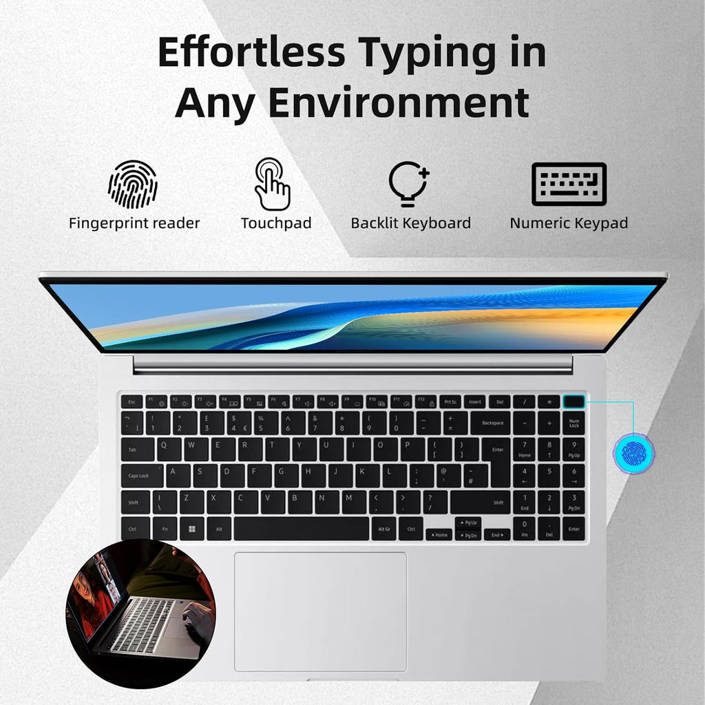 Samsung Galaxy Book4 Business Laptop - 15.6" FHD Display, Intel 10-Core 7-150U(Beats i7 1355U), 16GB RAM, 1TB SSD, Win 11 Pro + Free Office 365 for The Web, Backlit Keyboard, Fingerprint