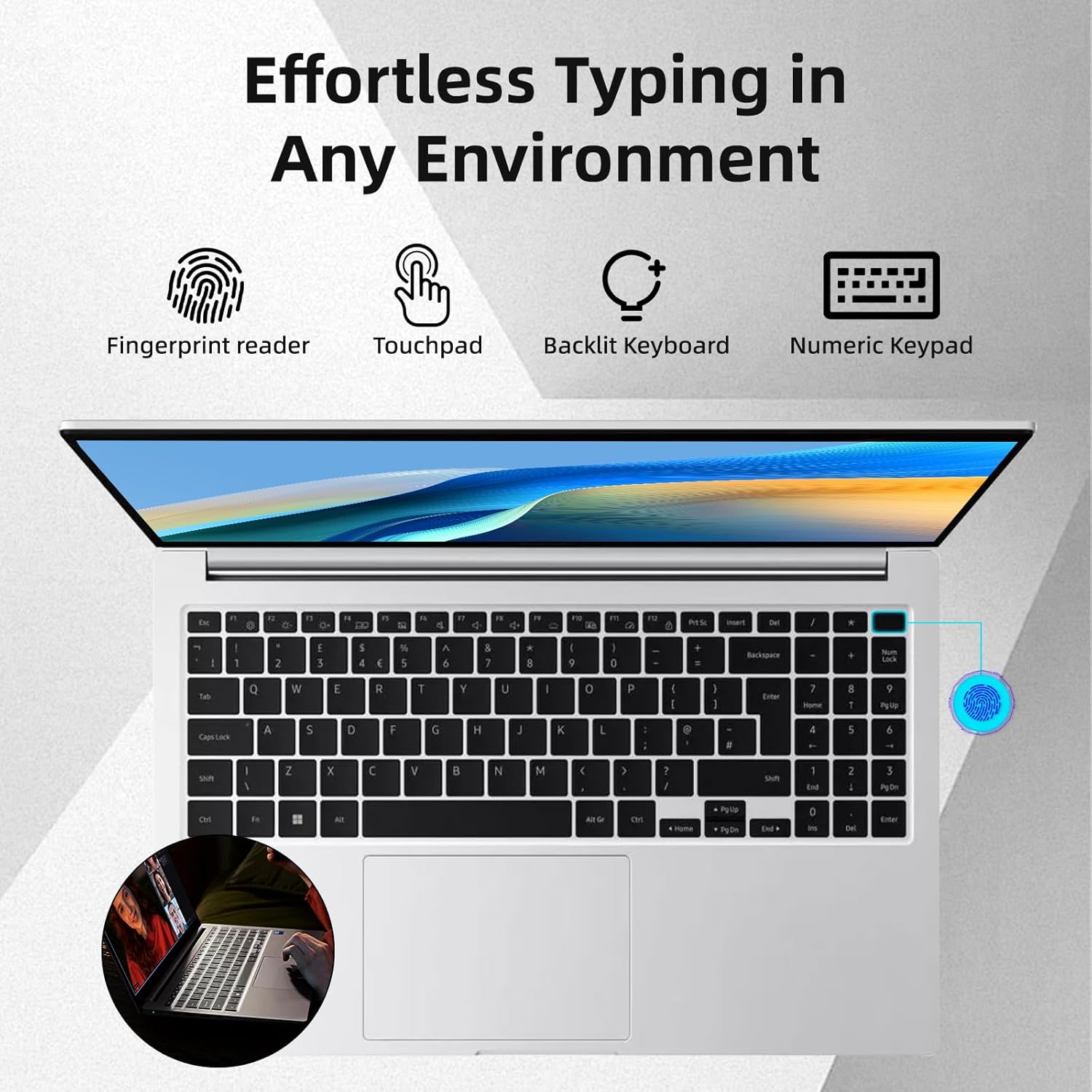Samsung Galaxy Book4 Business Laptop - 15.6" FHD Display, Intel 10-Core 7-150U(Beats i7 1355U), 16GB RAM, 1TB SSD, Win 11 Pro + Free Office 365 for The Web, Backlit Keyboard, Fingerprint