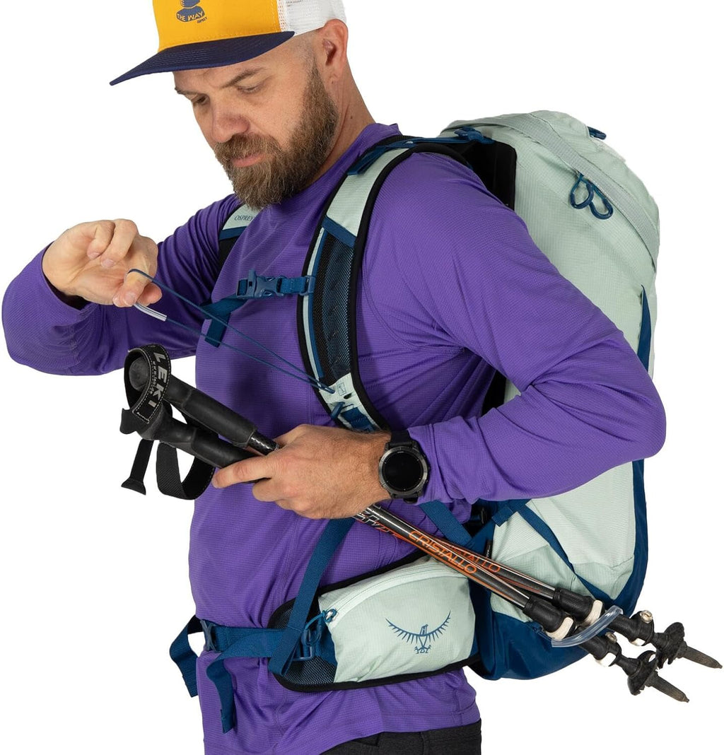 Osprey Talon 26L Men's Lightweight Hiking Backpack - Daypack for Travel & Camping, Phantom Grey/Dark Charcoal