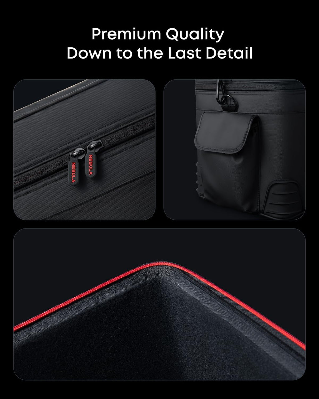 NEBULA X1 Carry Case, Designed X1 Bundle, All-in-One Storage, IPX4 Waterproof, Durable and Drop-Proof, Premium Quality, Hand and Shoulder Straps, Travel-Ready for Portable Outdoor Use