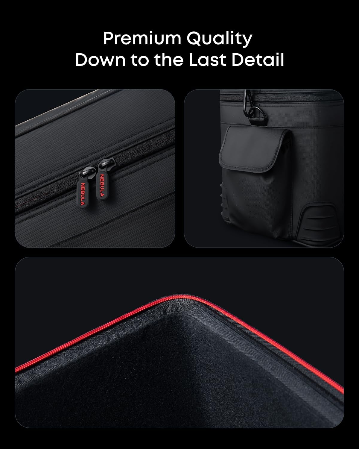 NEBULA X1 Carry Case, Designed X1 Bundle, All-in-One Storage, IPX4 Waterproof, Durable and Drop-Proof, Premium Quality, Hand and Shoulder Straps, Travel-Ready for Portable Outdoor Use