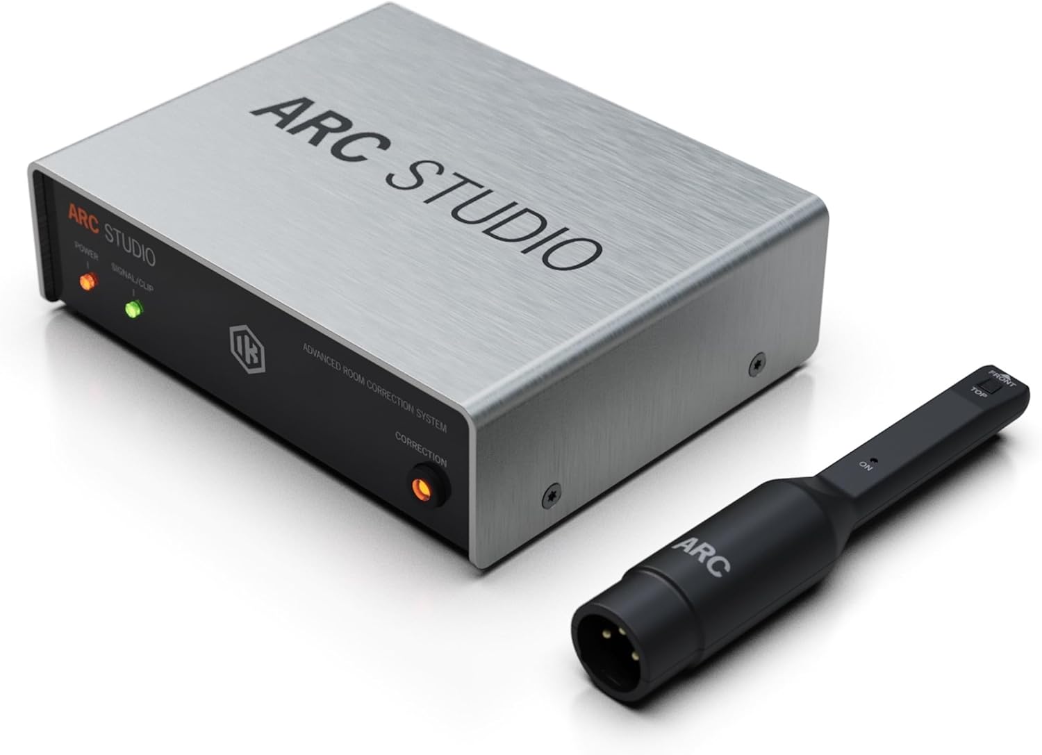 IK Multimedia ARC Studio Room Correction System with High-Precision Analysis Microphone, Advanced Room Correction Software, and Stand-Alone Correction Processor for Pro Audio