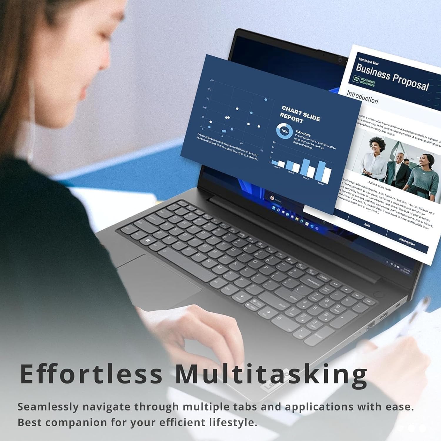Lenovo New V15 Series Laptop • 32GB RAM • 1TB Storage (512GB SSD + 512GB External) • 15.6 FHD (1920x1080) Display • Low-Blue Light • Intel CPU • Ethernet Port • Upto 12 Hours Battery • Win 11 Pro