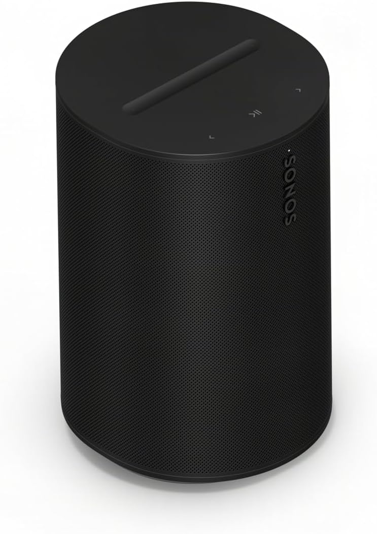 Sonos Era 100 SL - Compact, Microphone-Free Speaker with WiFi, Bluetooth - Black