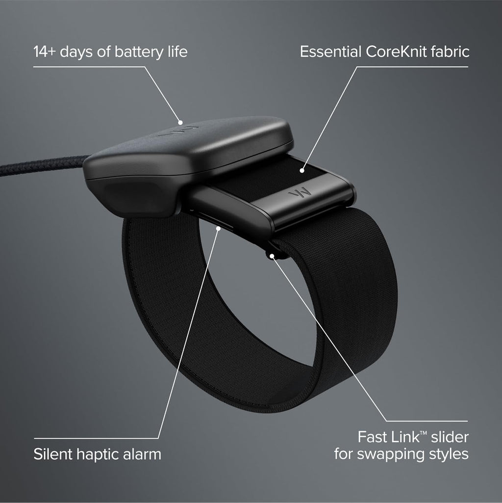WHOOP One Bundle - WHOOP 5.0 Health & Fitness Wearable with 12-Month Membership + CoreKnit Wristband + Corded Battery Pack - 24/7 Activity Tracker with Sleep, Recovery & VO2 Max Insights - Jet Black