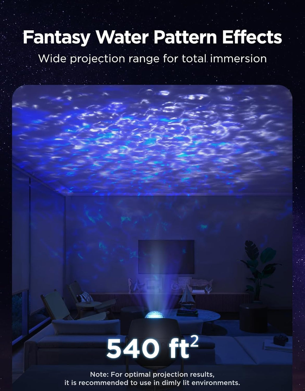 Govee Nebula Star Projector Lights Bundle with Govee Star Light Projector with Ocean Wave Ripple Effects