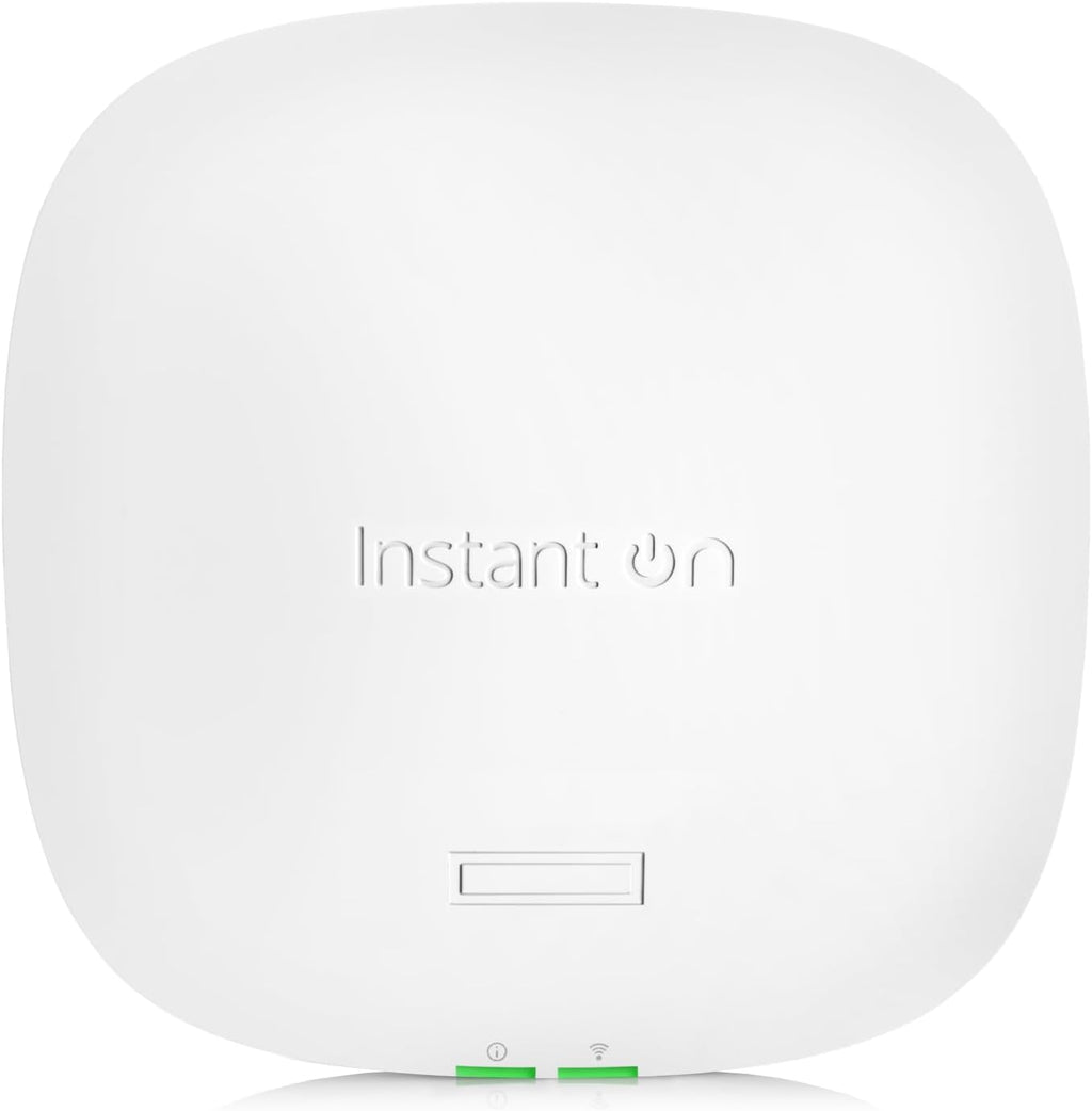 HPE Networking Instant On Access Point AP25 4x4 WiFi 6 Indoor Wireless Access Point | Power Source Included | US Model (R9B32A)