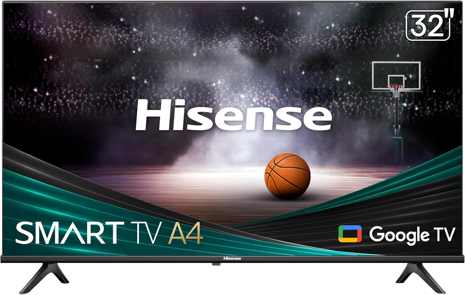 Hisense 32-Inch Class A4 Series FHD 1080p Google Smart TV (32A4K) - DTS Virtual: X, Game & Sports Modes, Chromecast Built-in, Alexa Compatibility