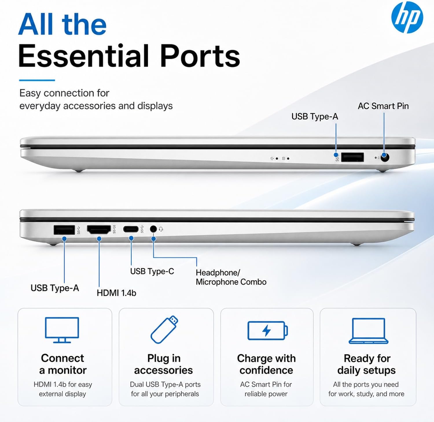 HP New Released 17.3" FHD Business Laptop(2026/2027Edition) with MS365 for Web, Powerful AMD Ryzen 5 7430U(Beats Core i7-1335U), 16GB RAM, 512GB PCIe, Ultra Quiet Design, Long Battery Life, Windows 11