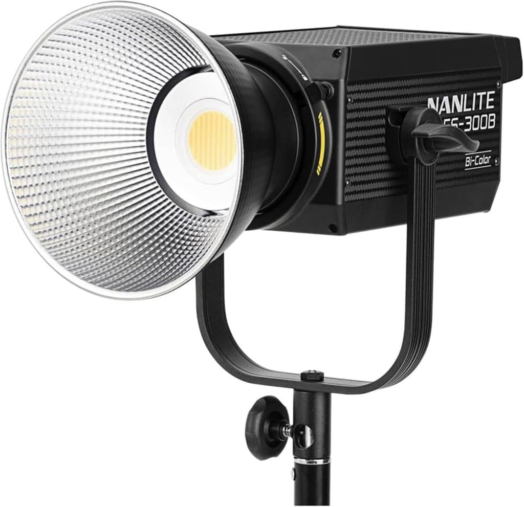 Nanlite FS-300B 350W Bi-Color LED Spotlight-2700K-6500K Adjustable CRI 96,App Control,Led Video Light Bowens Mount for Photography/Videography/YouTube/TikTok Content Creation & Live Streaming