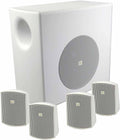 JBL Professional C50PACK-WH Surface Mount Subwoofer and Mini-Satellite Loudspeaker System, White