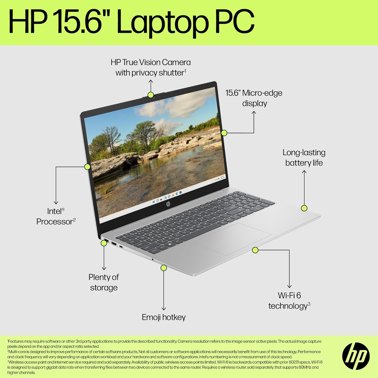 HP Notebook 15.6 FHD Laptop Computer with Microsoft Office 365, 16GB DDR4 RAM, 512GB SSD, Intel 4-Core N100 CPU, 2026 Edition, Numeric Keypad, Copilot AI, Windows 11 Home, Silver