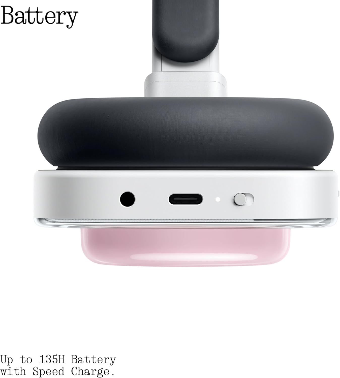 Nothing Headphone (a) 2026 New, Adaptive Active Noise Cancelling Headphones, Wireless Over Ear Bluetooth 5.4 ANC Headset with LDAC Hi-Res, 5 HD Mics Ultra Bass via APP, 135 Hours Playtime, Black
