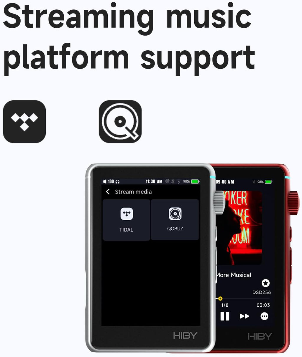 HiBy R3 II 2025 Hi-Res Audio Player - Dual DAC Chips, MQA Decoding, Qobuz/Tidal Player with Bluetooth 5.1, 3.5mm SE/4.4mm BAL Ports | Up to 2TB Expandable Storage