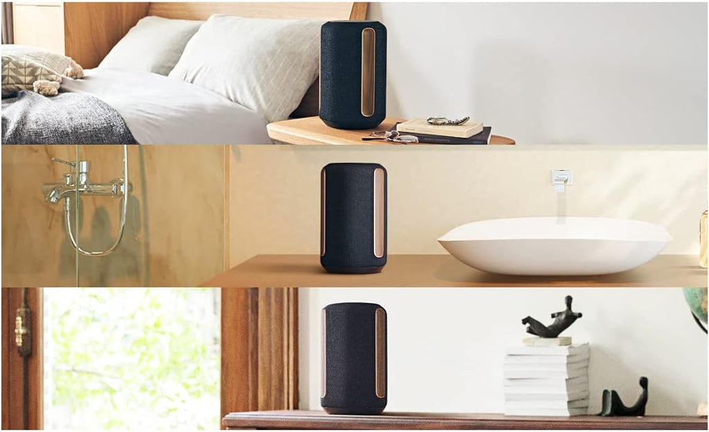 Sony SRS-RA3000 360 Reality Audio Wi-Fi / Bluetooth Wireless Speaker, Works with Alexa and Google Assistant, Black