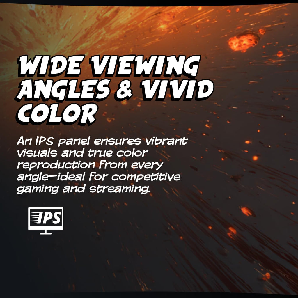 AOC 27G51Z 27 inch Gaming Monitor FHD 1920x1080, 240Hz Native with 260Hz Overclock 0.5ms MPRT, IPS Panel, HDR, 3-Sided Frameless, HDMI 2.0 x1, Display Port x1, 3-Year Zero-Bright-Dot