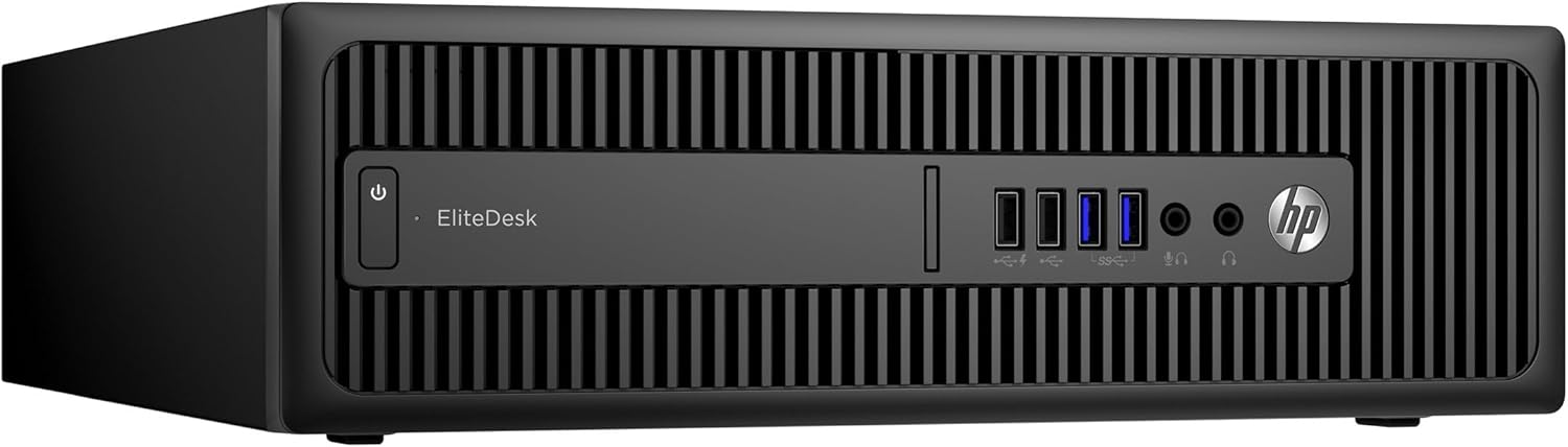 HP EliteDesk 800 G2 SFF Desktop PC Intel Core i5 6th Gen 3.20GHz 16GB RAM 512GB SSD HD Graphics 530 4K / 3-Monitor Support Display Port AC Wi-Fi Bluetooth Windows 11 Pro (Renewed)