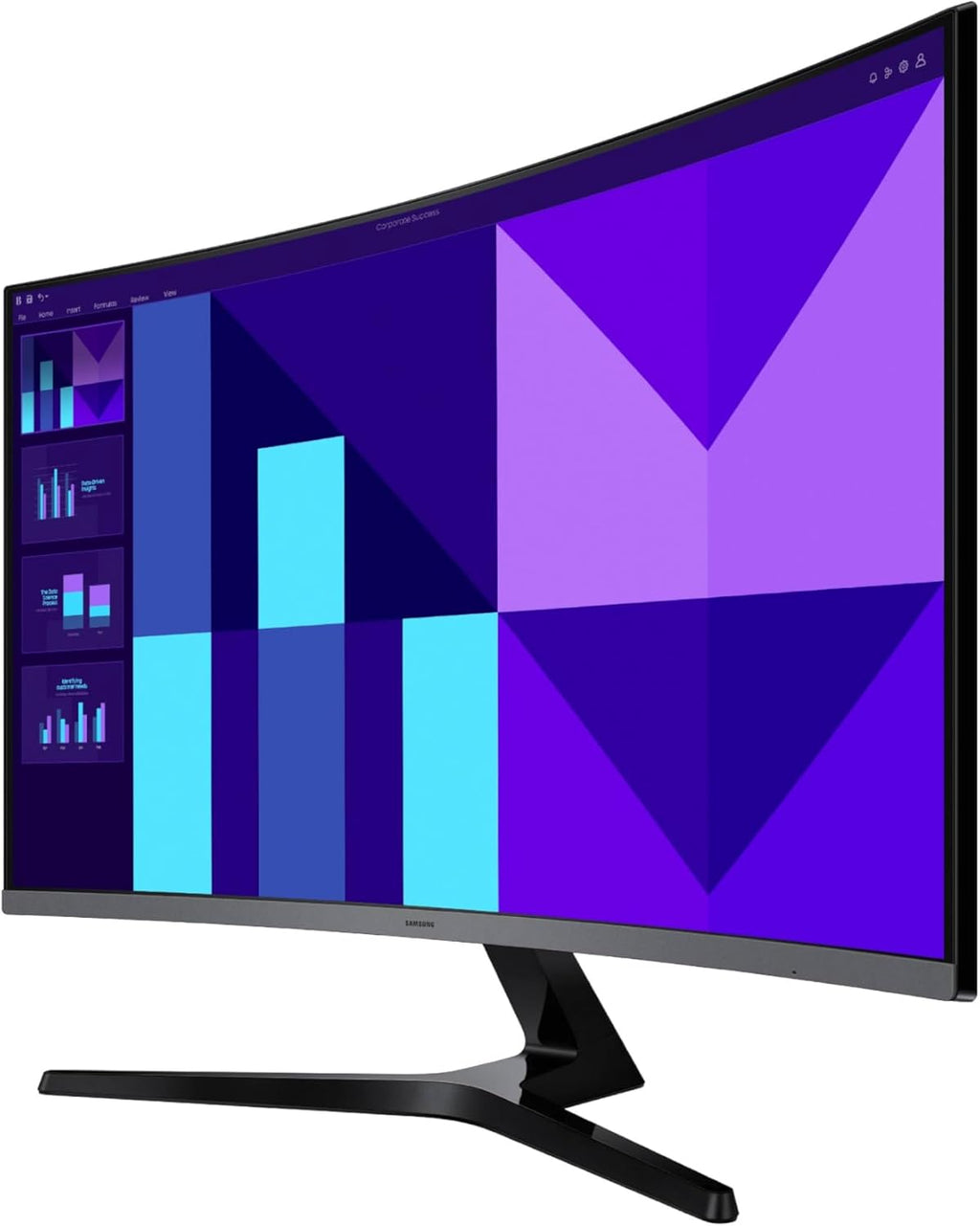 Samsung 32-inch S3 (S39GD) FHD 100Hz Curved Monitor, Game Mode, Eye Saver Mode, Multiple Connectivity with HDMI Port, Built-in Speakers, LS32D39DGANXZA, 2025