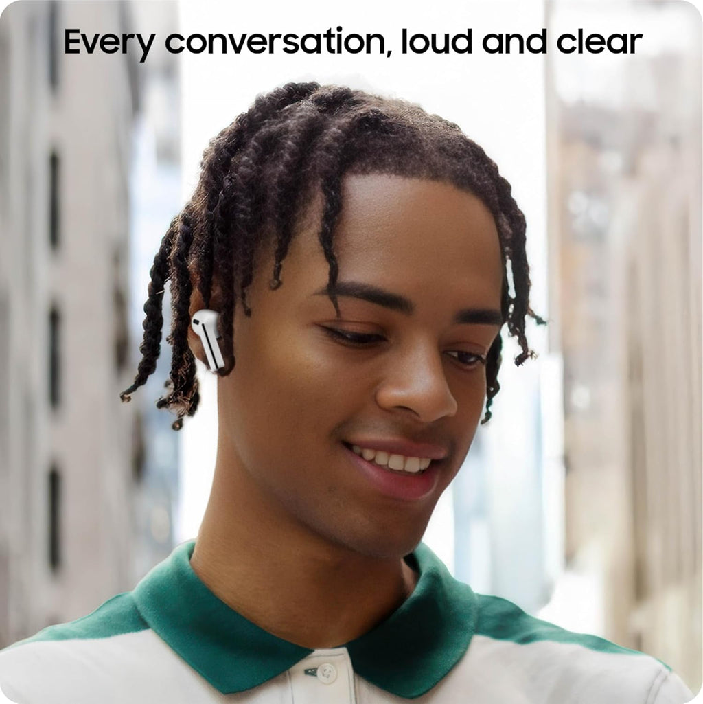 SAMSUNG Galaxy Buds 3 FE (2025) True Wireless Bluetooth Earbuds, Active Noise Cancellation, Powerful Sound, Clear Calls, Long Lasting Battery, Hands Free AI, Black US Version, 2 Year Warranty