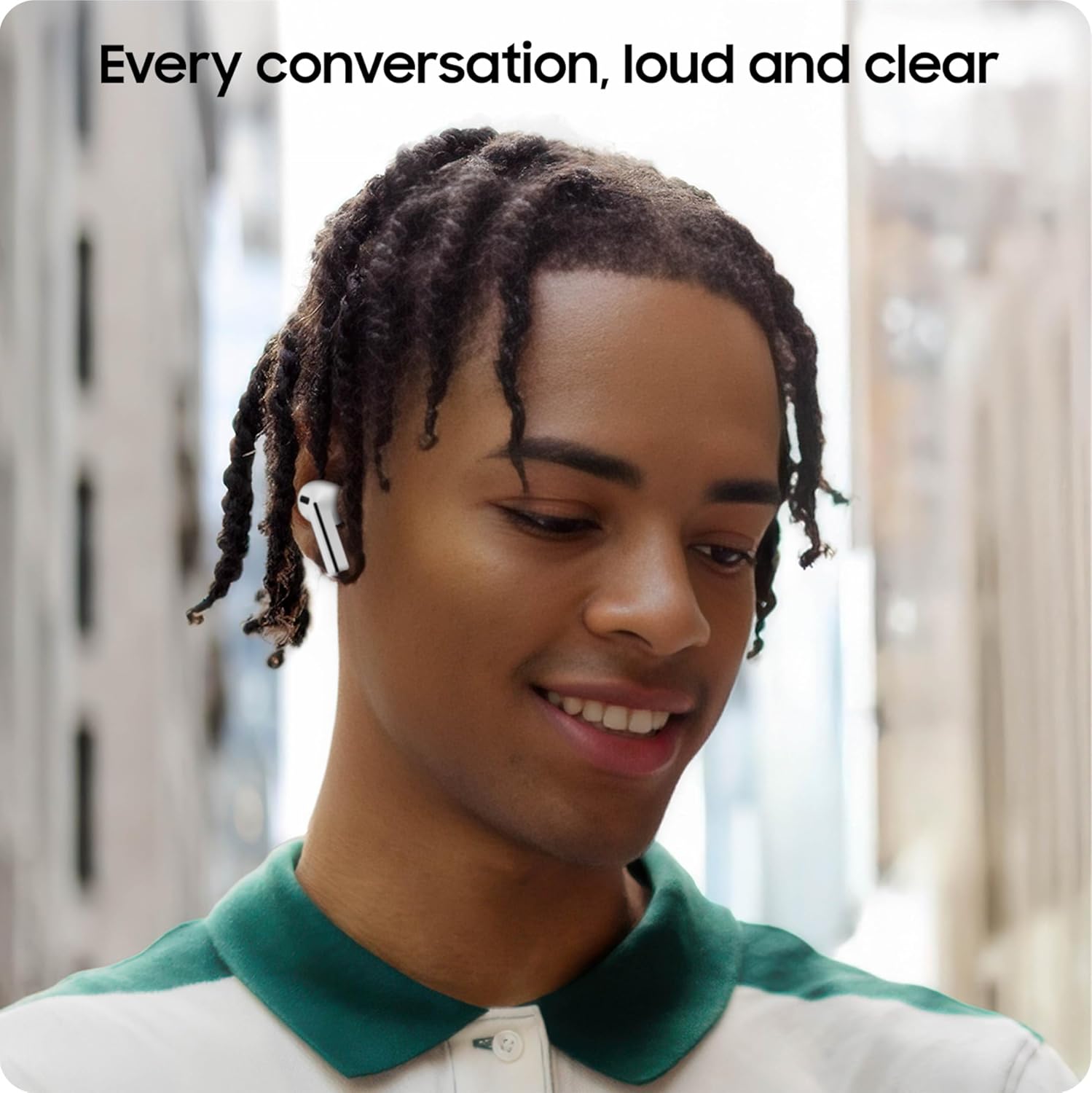 SAMSUNG Galaxy Buds 3 FE (2025) True Wireless Bluetooth Earbuds, Active Noise Cancellation, Powerful Sound, Clear Calls, Long Lasting Battery, Hands Free AI, Black US Version, 2 Year Warranty