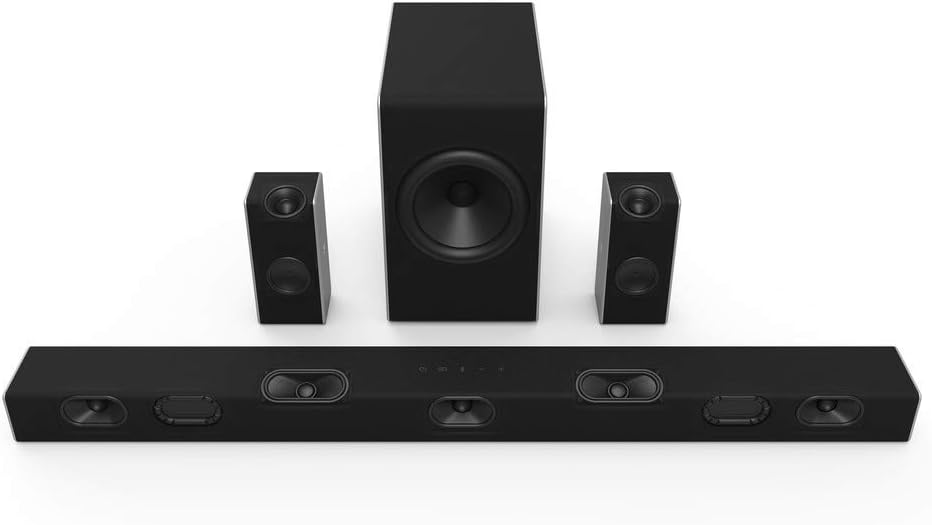 VIZIO SB36514-G6 36" 5.1.4 Premium Home Theater Sound System with Dolby Atmos and Wireless Subwoofer, Black