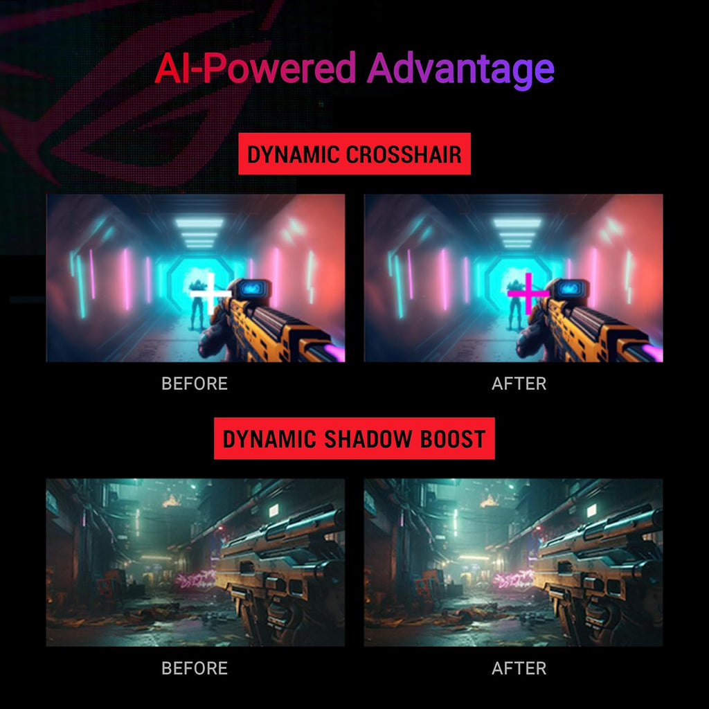 ASUS ROG Strix 32” 4K HDR Gaming Monitor (XG32UCG) – 3840x2160, Dual Mode (4K 160Hz/FHD 320Hz), 0.3ms, Fast IPS, Extreme Low Motion Blur Sync, USB-C, G-SYNC Compatible, Tripod Socket, 3 yr Warranty