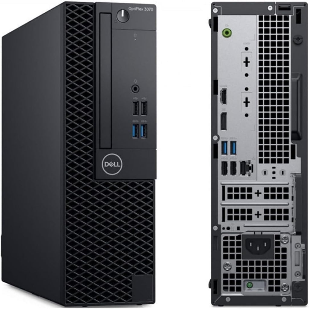 Dell OptiPlex 3070 Desktop Computer PC Intel Core i5-9500 6-Cores, 16GB DDR4 Ram, 512GB SSD, Dual 2 x 22 LED Monitors, WiFi, Wireless KB & Mouse, Windows 11 Pro (Renewed)