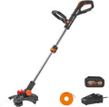 WORX 3 in 1 Cordless String Trimmer/Lawn Edger/Mini Mower, 13" Electric Weed Wacker with Command Feed, 20V Weed Eater with Brushless Motor, 4.0 Ah Battery & Charger Included, WG173