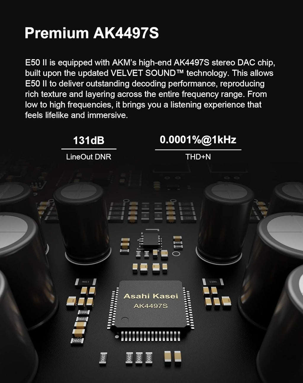 TOPPING E50 II Hi-Res Audio DAC with App Control, AK4497S Velvet Sound, DSD512/PCM768kHz, LDAC Bluetooth, 10-Band PEQ, Preamp, RCA/TRS Outputs (Silver)