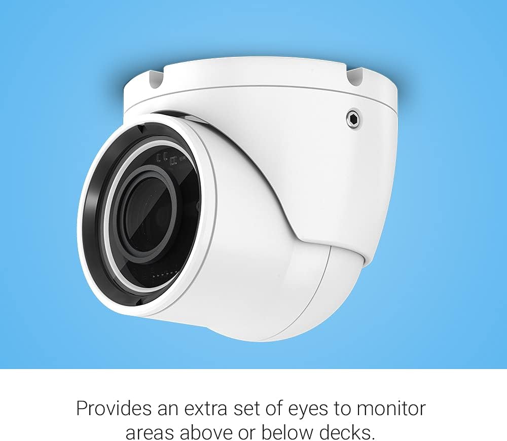 Garmin GC 14 Marine Camera, Monitor Above or Below Decks, Visibility in Low Light Up to 15 Meters