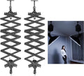 2Packs 2M/78.7inch Drop Pantograph for Studio Ceiling Rail System Pantograph Studio Arm Wall Mounted Constant Force Hinged Telescopic Boom Studio Lighting Hanging Equipment