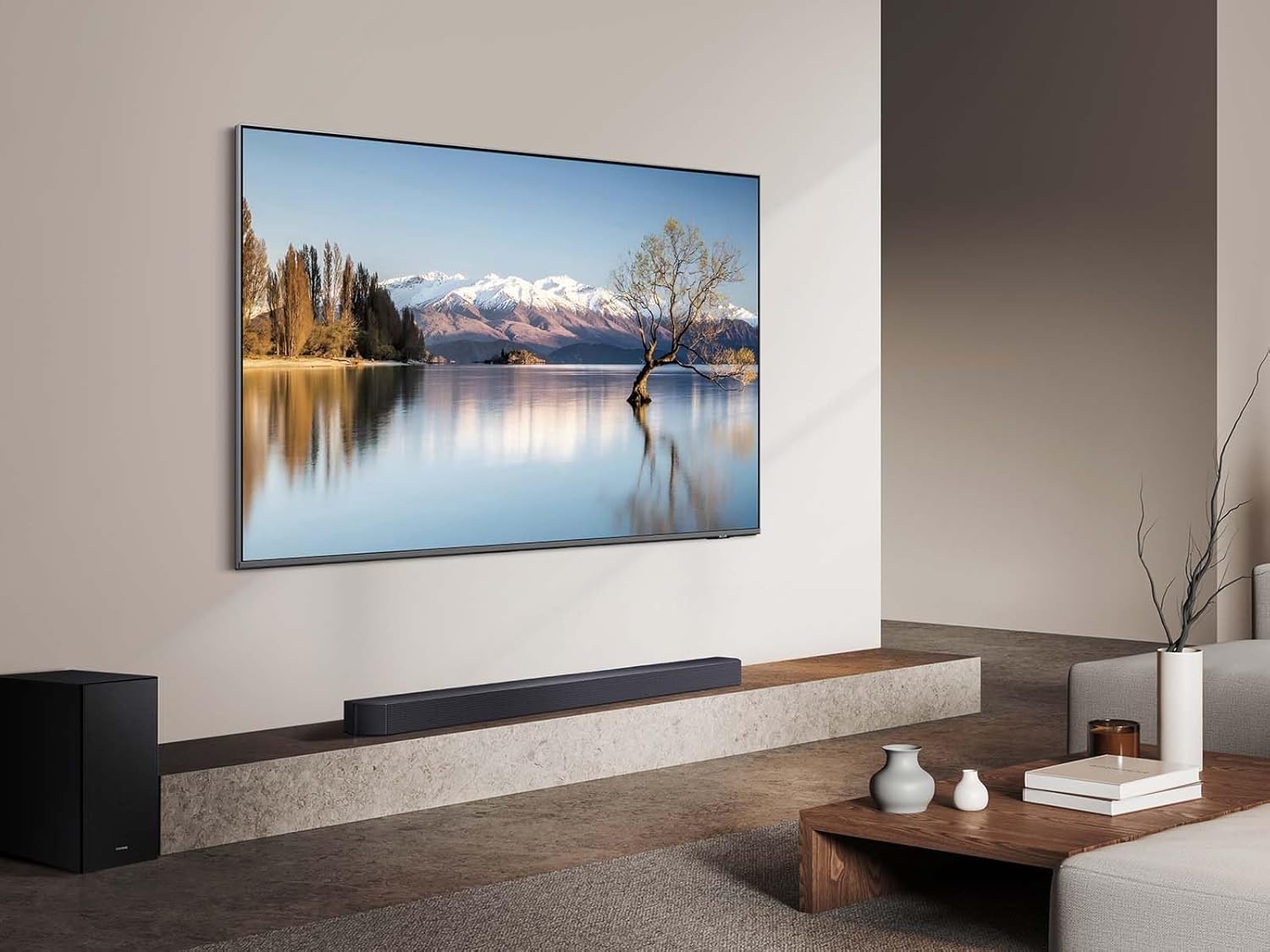 Samsung Q-Series Soundbar HW-Q600F 3.1.2ch with Wireless Subwoofer, Dolby Atmos/DTS Virtual:X, Q-Symphony, SpaceFit Sound Pro, Adaptive Sound, Game Mode Pro, Bluetooth, (2025 Model)