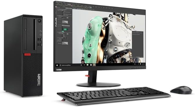 Lenovo ThinkCentre SFF Desktop M710s PC Win11, Intel Core i7-6700, 16GB RAM, 1TB SSD, Keyboard & Mouse (Renewed)