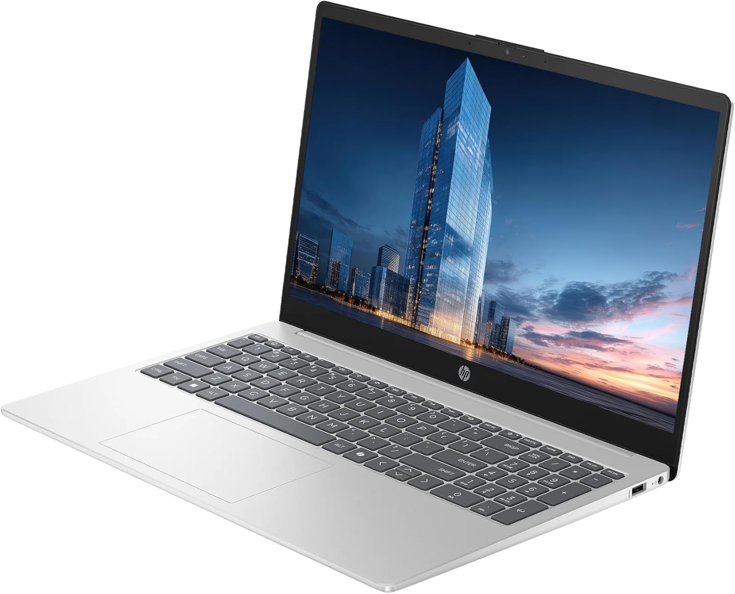 HP Laptop, 15.6" FHD Touchscreen Laptop Computer, Intel Core Ultra 5 125H 14-Core Processor, 24GB RAM 1.5TB Storage (1TB SSD+512GB External), Windows 11 with AI Copilot, PLUSERA Earphones, Silver