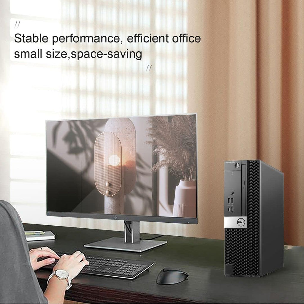 Dell OptiPlex 7060 SFF, 8th Gen Intel Core i5-8500 Processor, 32GB RAM, 1TB NVMe SSD, Windows 11 Pro, Dual 4K Displays, Ready to Use (Renewed)