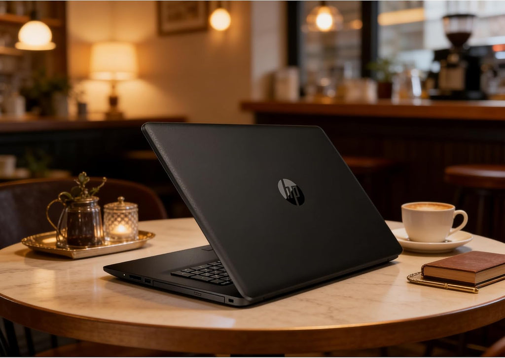 HP 17.3" HD+ (1600 x 900) Anti-Glare WLED-Backlit Laptop Computer, for Students & Business Professionals| AMD 2-Core CPU| 8GB RAM|1TB HDD| Wi-Fi| Webcam| DVD-Writer| Numeric Keypad| Windows 10