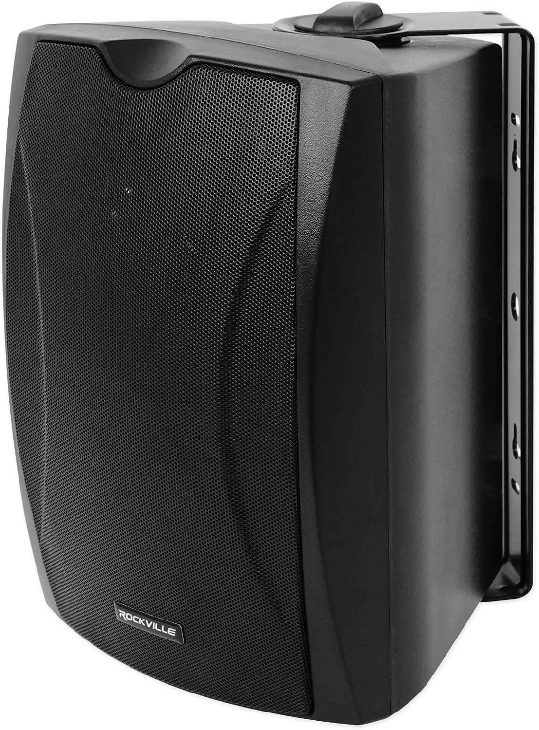 Rockville Commercial Audio Bundle: (6) WET-6B 70V 6.5" Black IP55 Outdoor Wall Speakers, RCS180-6 180W 6-Zone Amplifier with Bluetooth for Restaurant/Office/Cafe/Bar, 7-Items