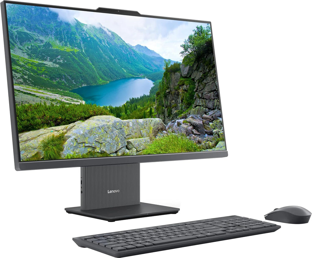 Lenovo IdeaCentre All-in-One Desktop Computer, 27" FHD Touchscreen, 6-core AMD Ryzen 5 8645HS, 16GB DDR5, 1TB SSD, Wi-Fi 6, HDMI in&Out, Wireless Charging Base, Wireless KB&Mouse, Windows 11 Home