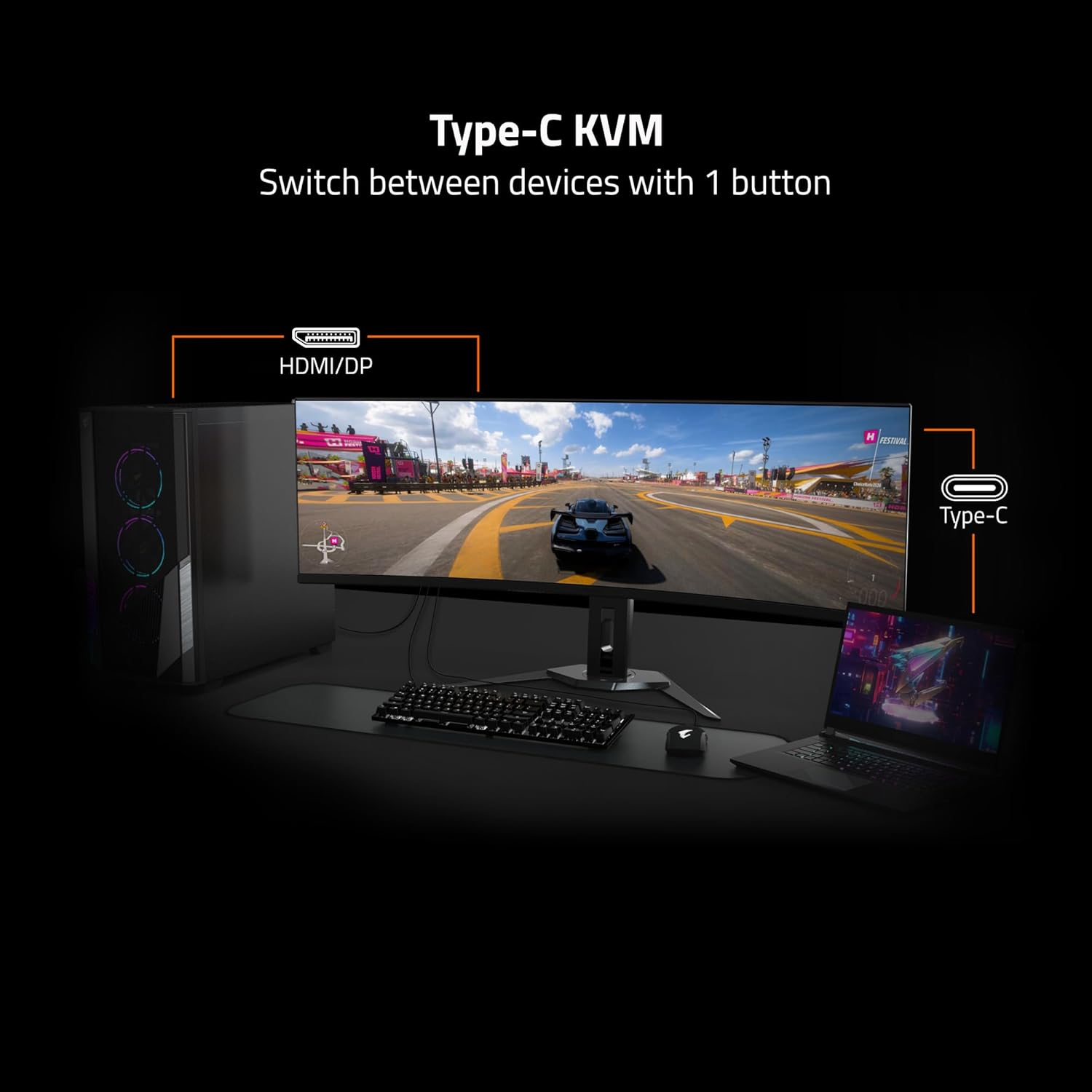 GIGABYTE - GS27QA SA - 27" IPS Gaming Monitor - QHD 2560x1440-180Hz - 1ms MPRT - AMD FreeSync - HDMI, DP - Black