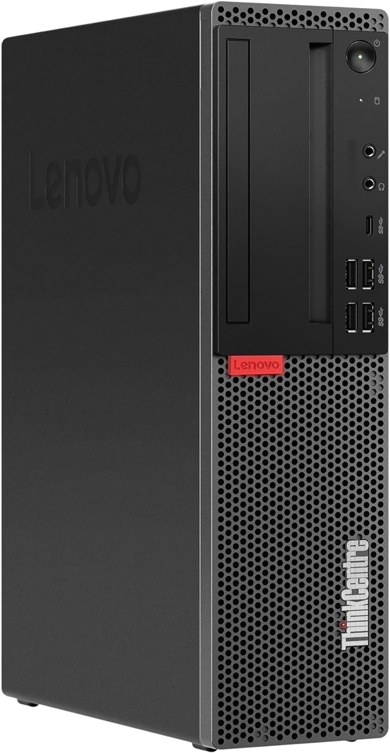 Lenovo ThinkCentre M720S SFF Desktop, Intel i7-9700 Upto 4.7 GHz, 32GB RAM 2TB SSD, 4K UHD 630 Graphics, DVD-RW, Card Reader, DisplayPort, HDMI, VGA, AC Wi-Fi, Bluetooth – Windows 11 Pro (Renewed)