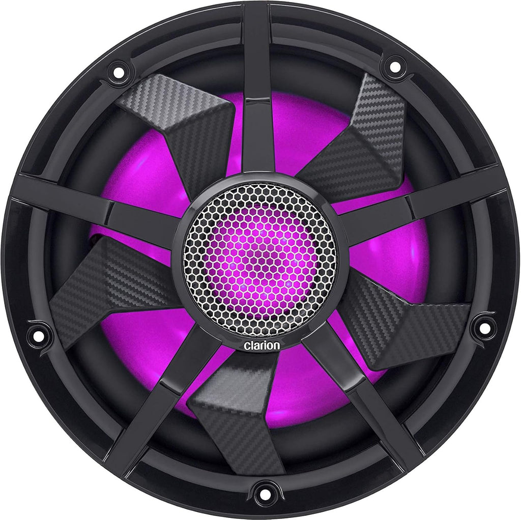 Clarion CM2513WL 10" Subwoofer with RGB LEDs