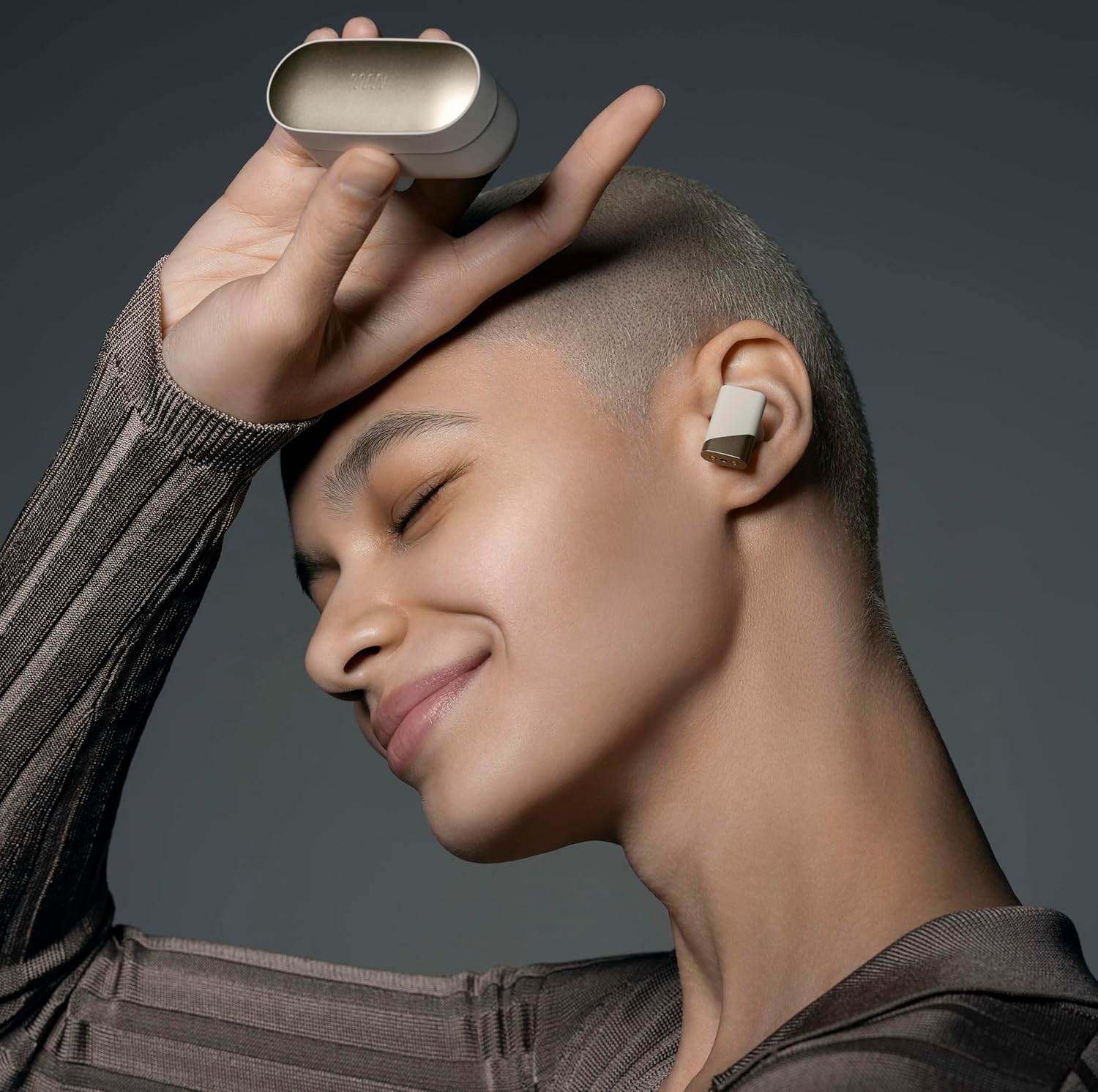 Status Pro X Wireless Earbuds, Triple Speaker Driver, Hi-Res Audio with LDAC, 52dB ANC, 6 Beamforming Mics with VoiceLoom AI for Clearest Calls (Moonbeam)