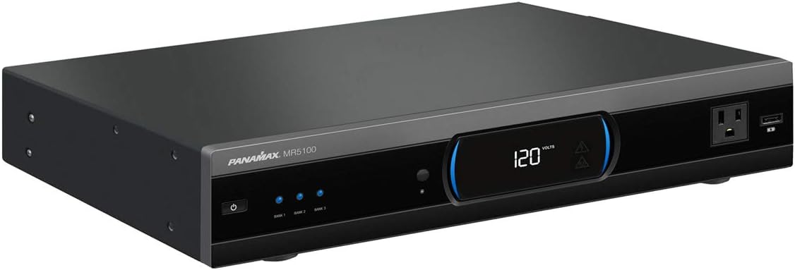 Panamax MR5100 MR5100 11-Outlet Home Theater Power Management with Surge Protection and Power Conditioning,Color